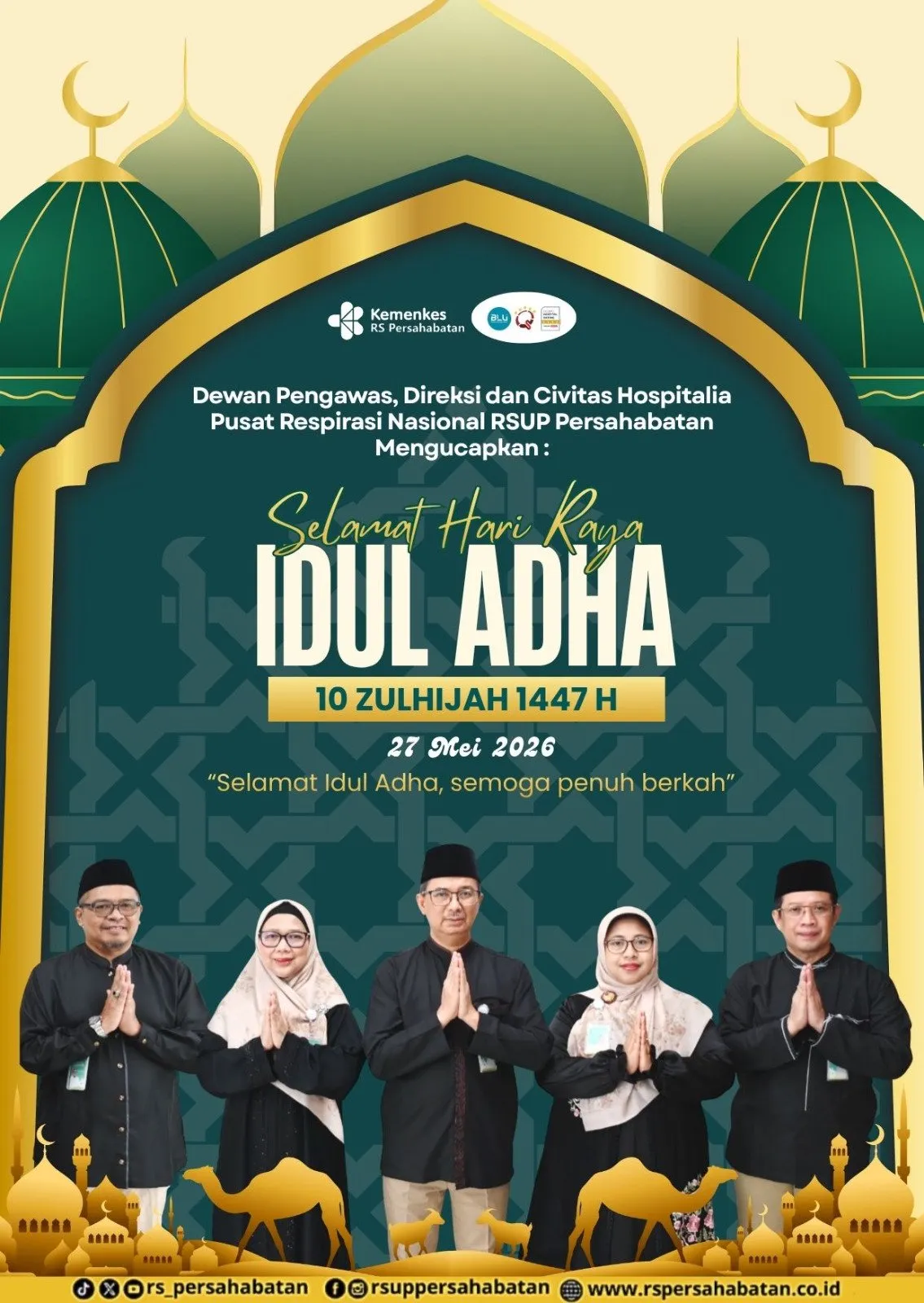 Selamat Hari Raya Idul Adha 10 Zulhijah 1447 H