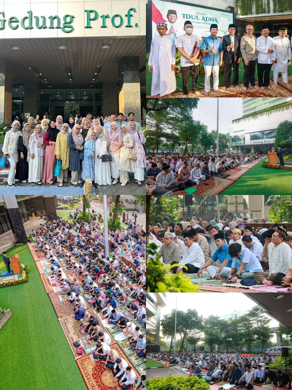 Sholat Idul Adha di Kementerian Kesehatan 1447 H